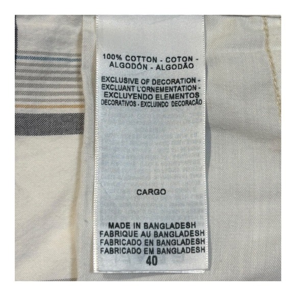 Levi Strauss Signature Cargo Shorts Plaid Casual‎ Outdoor Everyday Men Size 40 - Picture 7 of 8